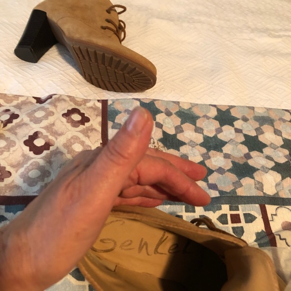 Genkek tan suede boots size 8 new - Picture 5 of 8